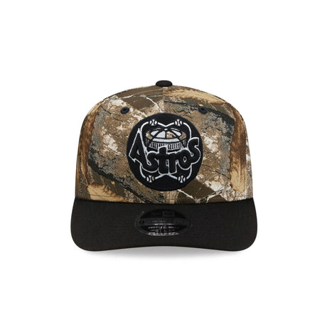 Houston Astros Cooperstown Collection Realtree APX Black 9SEVENTY Stretch-Snap Hat - New Era - 23013040302