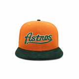 Houston Astros Cursive Orange Forest Cord 59FIFTY Fitted - New Era - 