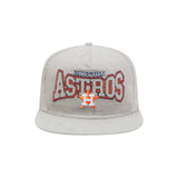 Houston Astros Gray Corduroy New Era Golfer Snapback Hat - New Era - 