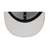 Houston Astros Gray Orange Orbit Logo 59FIFTY Fitted Hat - New Era - 23334740301