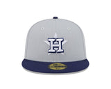 Houston Astros Gray/Navy Colorpack Two - Tone 59FIFTY Fitted Hat - New Era - 