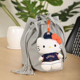 Houston Astros Hello Kitty 7" Plush Bag Charm Keychain - FOCO - 15021403