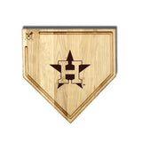 Houston Astros Home Plate Cutting Boards | Multiple Sizes | Multiple Designs - Baseball BBQ - 