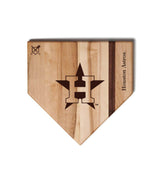 Houston Astros Home Plate Cutting Boards | Multiple Sizes | Multiple Designs - Baseball BBQ - 