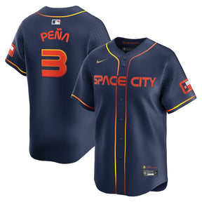 Houston Astros Jeremy Pena Navy Nike Replica City Connect Jersey - Nike - 
