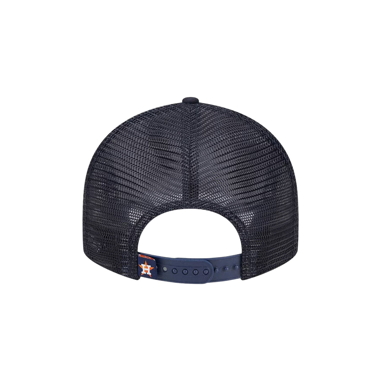 Houston Astros Logo Navy Low Profile 9FIFTY Trucker Snapback Hat - New Era - 23010140302