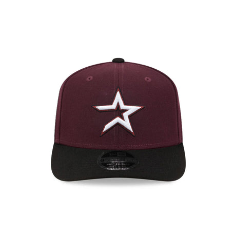 Houston Astros Maroon & Black 9SEVENTY Stretch Snap Hat - New Era - 23013940302