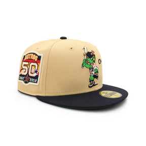 Houston Astros Mascot Beige 59FIFTY Fitted Hat - New Era - 23338240302
