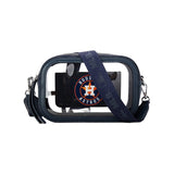 Houston Astros Navy Clear Stadium Crossbody Bag - Montana West - 221101403