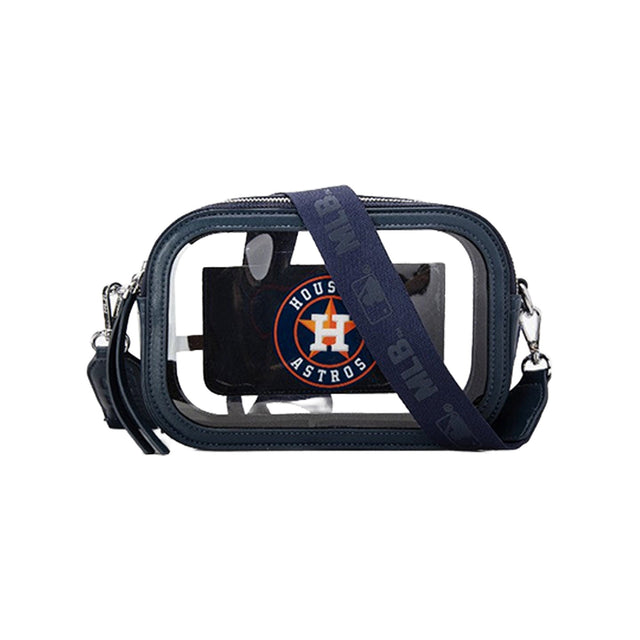 Houston Astros Navy Clear Stadium Crossbody Bag - Montana West - 221101403