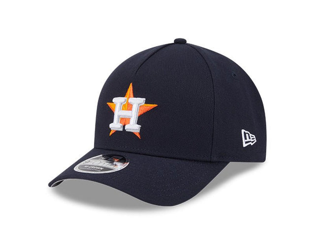 Houston Astros Navy Logo 9FORTY M - Crown Snapback - New Era - 