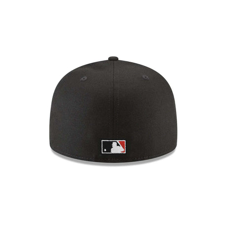 Houston Astros New Era Black with Red Broken Star Logo 59FIFTY Fitted Hat - New Era - 