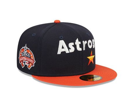 Houston Astros New Era Navy/Orange 1986 All - Star Game 59FIFTY Fitted Hat - New Era - 
