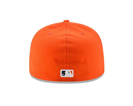 Houston Astros Orange/Navy 59FIFTY 60th Anniversary Side Patch Fitted Hat - New Era - 