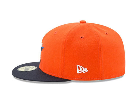 Houston Astros Orange/Navy Alternate Authentic Collection On - Field 59FIFTY Fitted Hat - New Era - 
