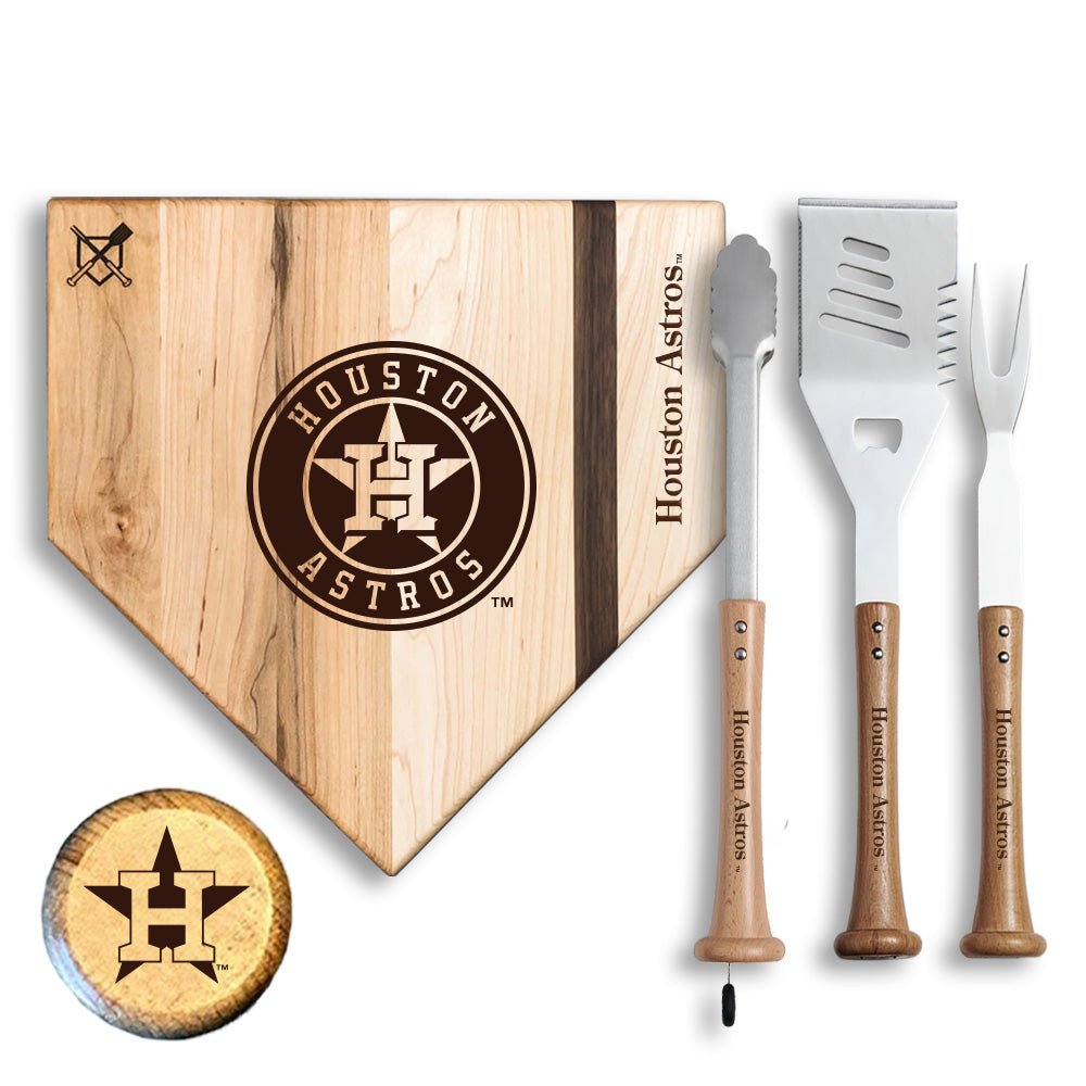 Houston Astros "Silver Slugger" Combo Set - Baseball BBQ - 