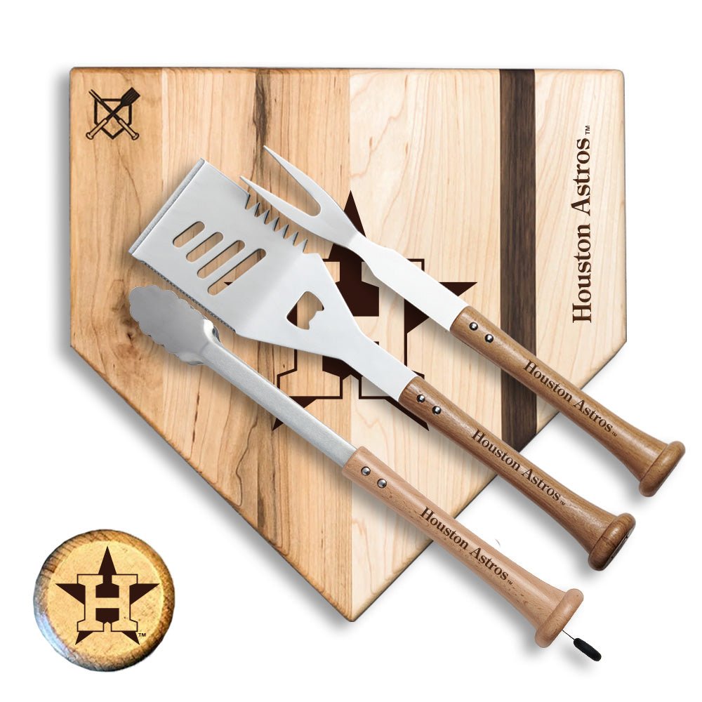 Houston Astros "Silver Slugger" Combo Set - Baseball BBQ - 