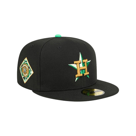 Houston Astros St. Patrick's Day 2026 Black 59FIFTY Fitted Hat - New Era - 238622240301