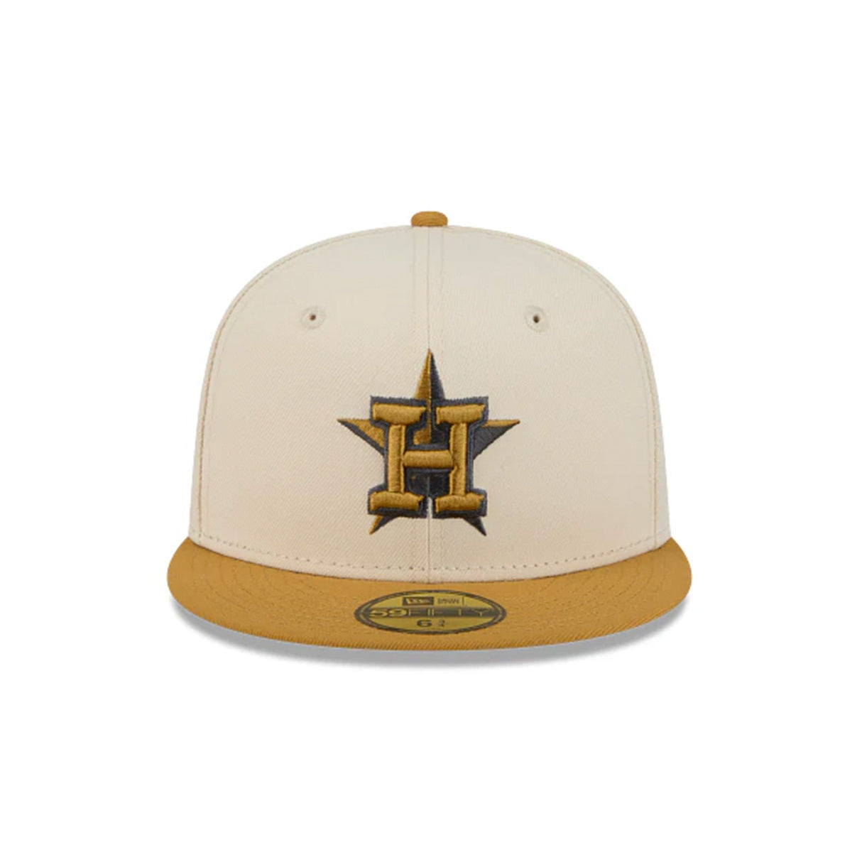 Houston Astros Two - Tone Cream & Gold 59FIFTY Fitted Hat - New Era - 23011040302