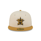 Houston Astros Two - Tone Cream & Gold 59FIFTY Fitted Hat - New Era - 23011040302