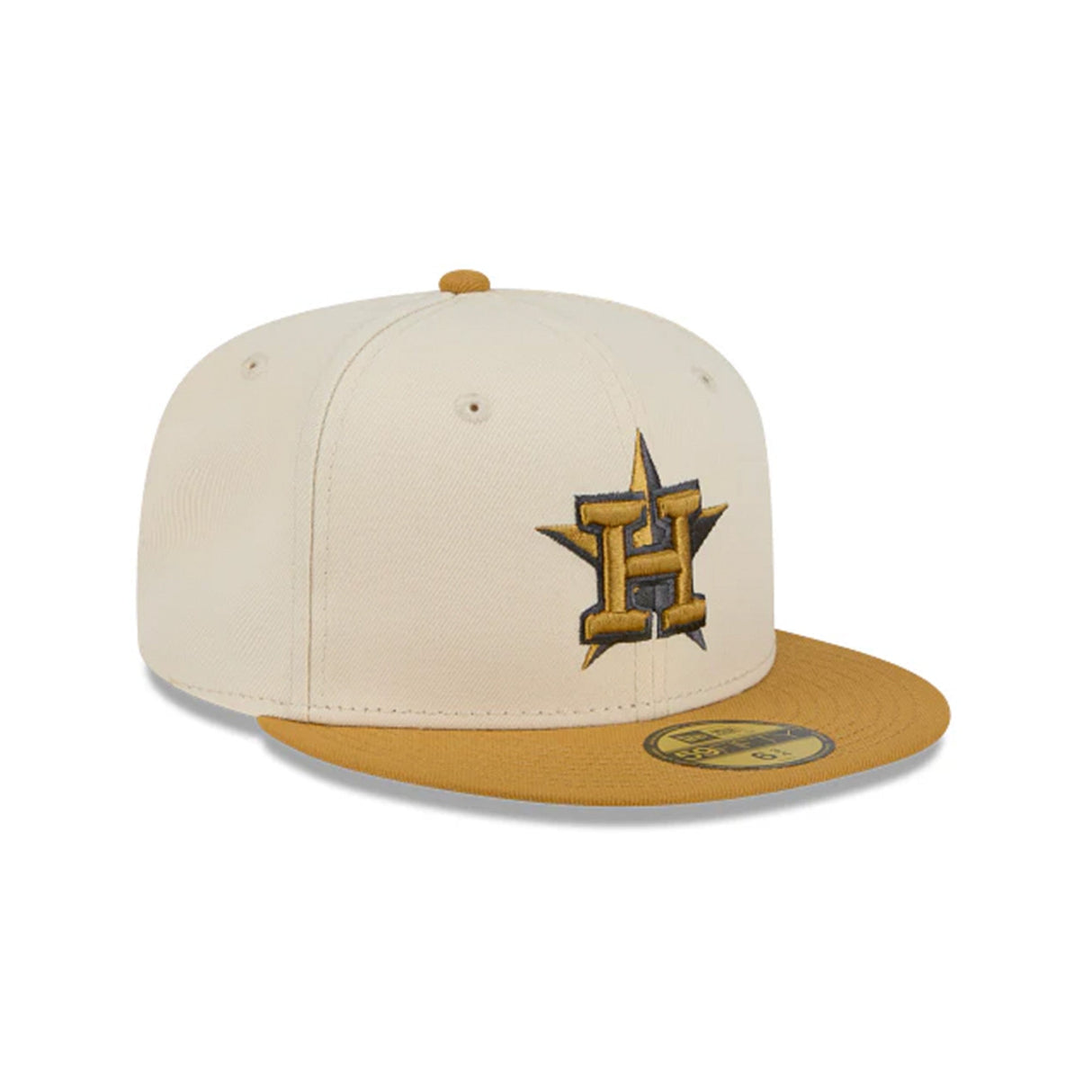 Houston Astros Two - Tone Cream & Gold 59FIFTY Fitted Hat - New Era - 23011040302