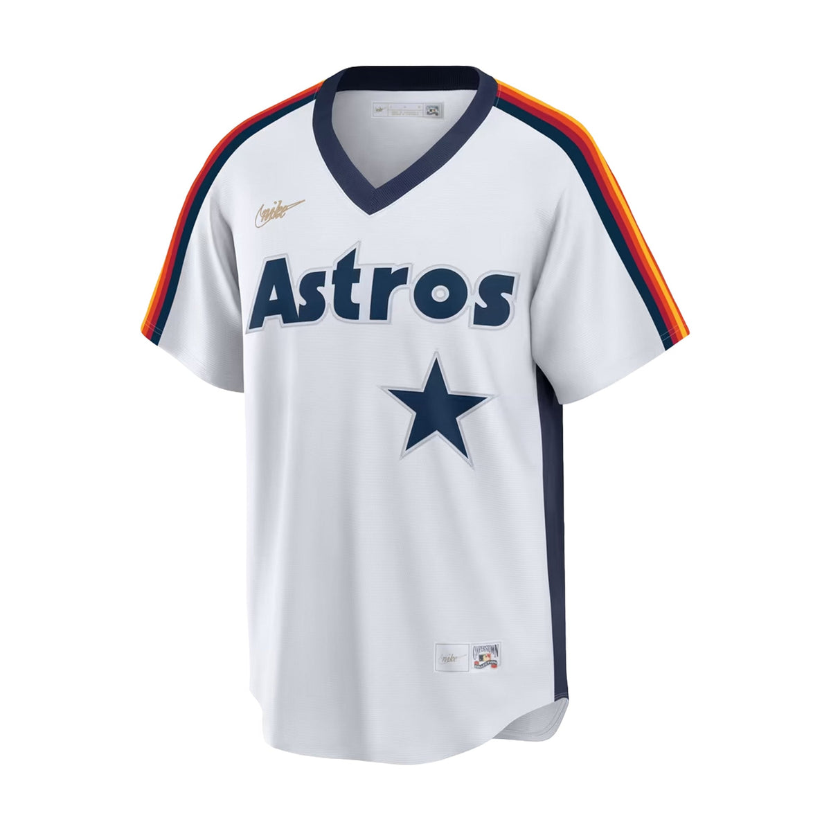 Houston Astros White Home Cooperstown Collection Player Jersey - Nike - 230901403038