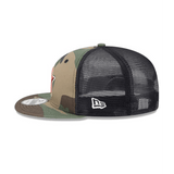 Houston Astros Woodland Camo 9FIFTY Snapback Trucker Hat - New Era - 23012640302