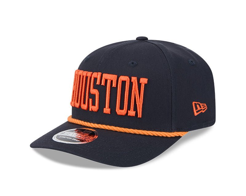 Houston Astros Wordmark Navy 9SEVENTY Rope Stretch - Snap Hat - New Era - 230102403