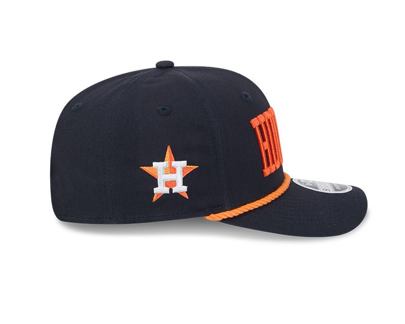 Houston Astros Wordmark Navy 9SEVENTY Rope Stretch - Snap Hat - New Era - 230102403