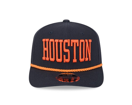 Houston Astros Wordmark Navy 9SEVENTY Rope Stretch - Snap Hat - New Era - 230102403