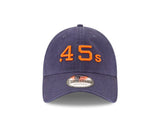 Houston Colt .45s Navy/Orange Core Classic 9TWENTY Adjustable Hat - New Era - 
