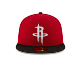 Houston Rockets Red/Black Two Tone 59FIFTY Fitted Hat - New Era - 