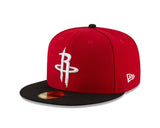Houston Rockets Red/Black Two Tone 59FIFTY Fitted Hat - New Era - 