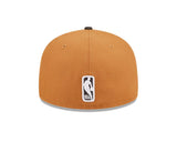 Houston Rockets Tan/Gray Two Tone 59FIFTY Fitted Hat - New Era - 