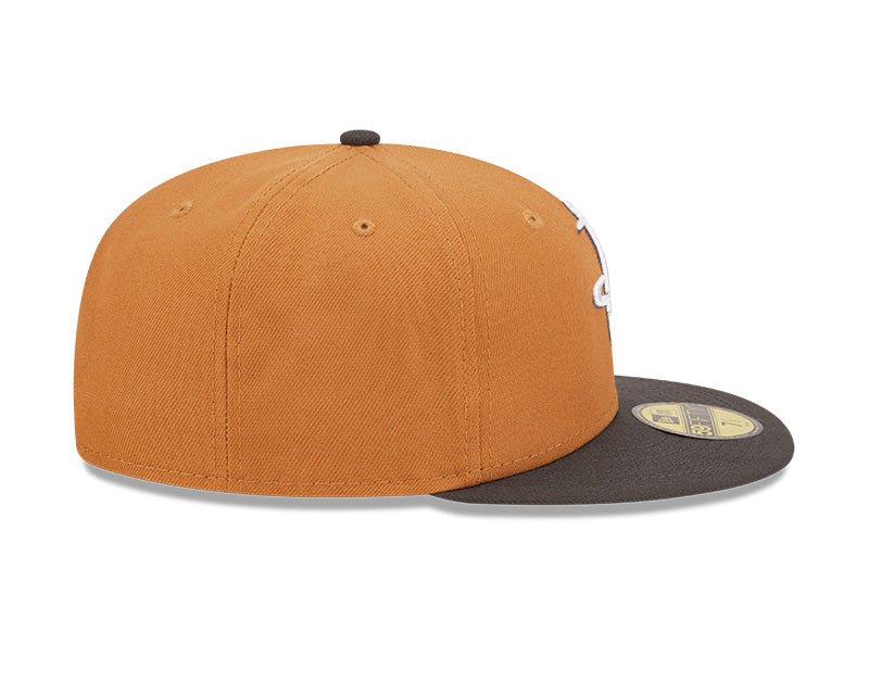 Houston Rockets Tan/Gray Two Tone 59FIFTY Fitted Hat - New Era - 