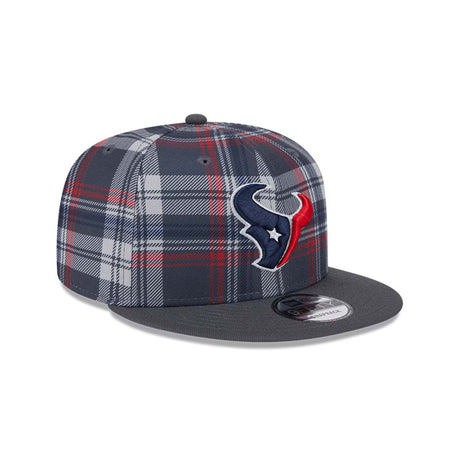 Houston Texans 2024 Sideline Statement Plaid 9FIFTY Snapback Hat - New Era - 23950913202