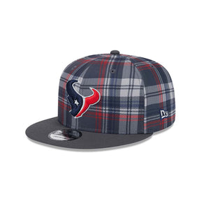 Houston Texans 2024 Sideline Statement Plaid 9FIFTY Snapback Hat - New Era - 23950913202