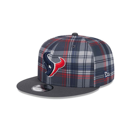 Houston Texans 2024 Sideline Statement Plaid 9FIFTY Snapback Hat - New Era - 23950913202