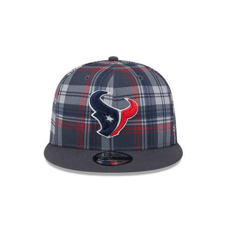 Houston Texans 2024 Sideline Statement Plaid 9FIFTY Snapback Hat - New Era - 23950913202