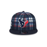 Houston Texans 2024 Sideline Statement Plaid Alternate 9FIFTY Snapback Hat - New Era - 23950913201