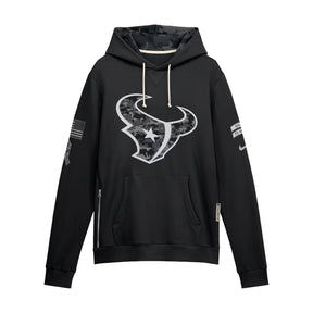 Houston Texans 2026 Salute to Service Sideline Black Dri-FIT Pullover Hoodie - New Era - 230590213201