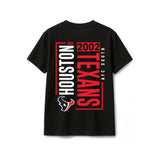 Houston Texans Black New Era 2 - Hit Boxy T-Shirt - New Era - 