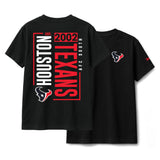 Houston Texans Black New Era 2 - Hit Boxy T-Shirt - New Era - 