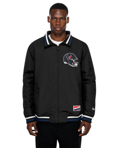 Houston Texans Black Throwback Full - Zip Jacket - New Era - 