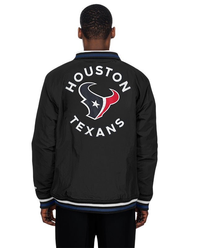 Houston Texans Black Throwback Full - Zip Jacket - New Era - 