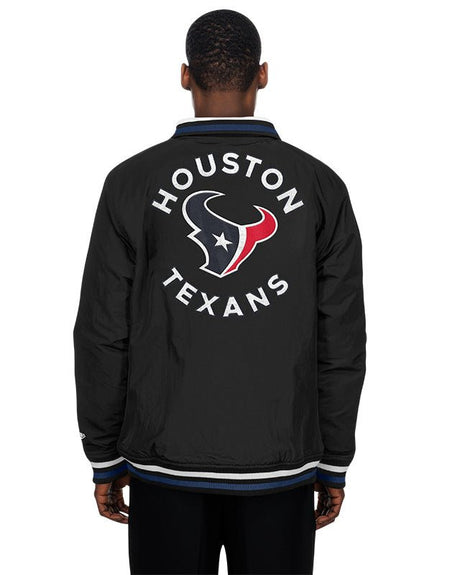 Houston Texans Black Throwback Full - Zip Jacket - New Era - 