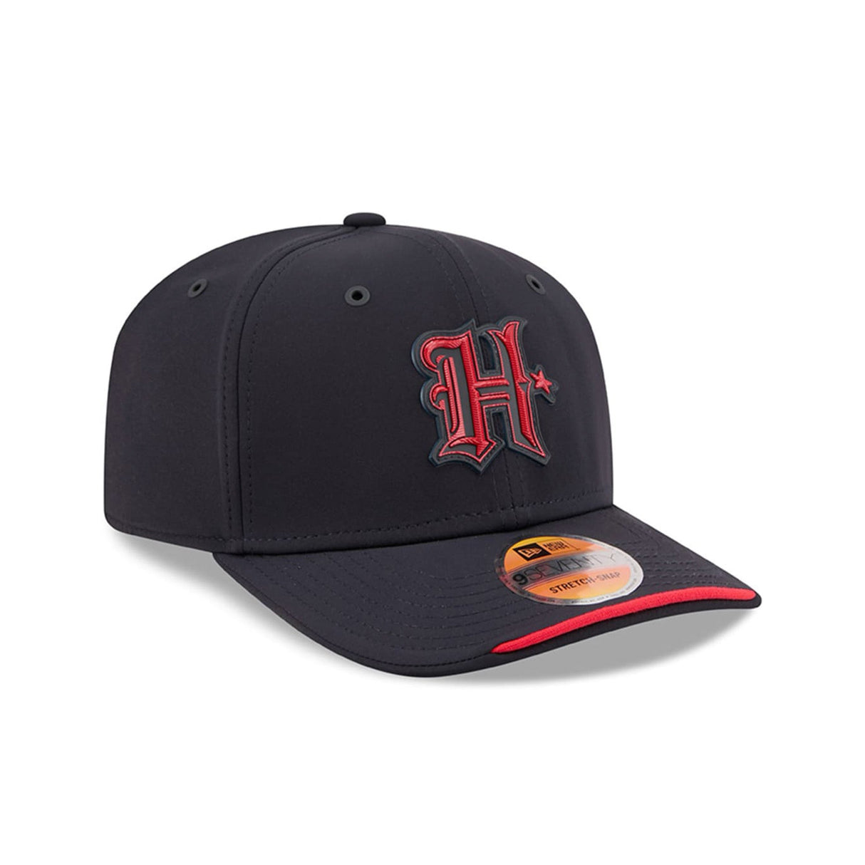Houston Texans H Logo 2026 NFL Sideline Collection Navy 9SEVENTY Stretch-Snap Hat - New Era - 23850513204