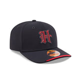 Houston Texans H Logo 2026 NFL Sideline Collection Navy 9SEVENTY Stretch-Snap Hat - New Era - 23850513204