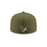 Houston texans Inaugural Season Patch Olive & Black "Field Issue" 59FIFTY Fitted Hat - New Era - 