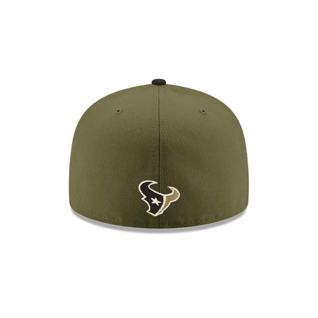 Houston texans Inaugural Season Patch Olive & Black "Field Issue" 59FIFTY Fitted Hat - New Era - 